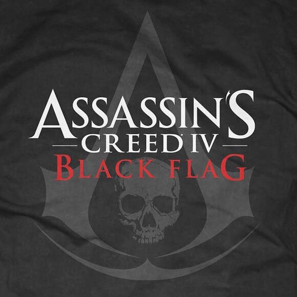 New! Assassin's Creed IV Black Flag T-Shirt Ubisoft Pirate Videogame - Picture 2 of 2